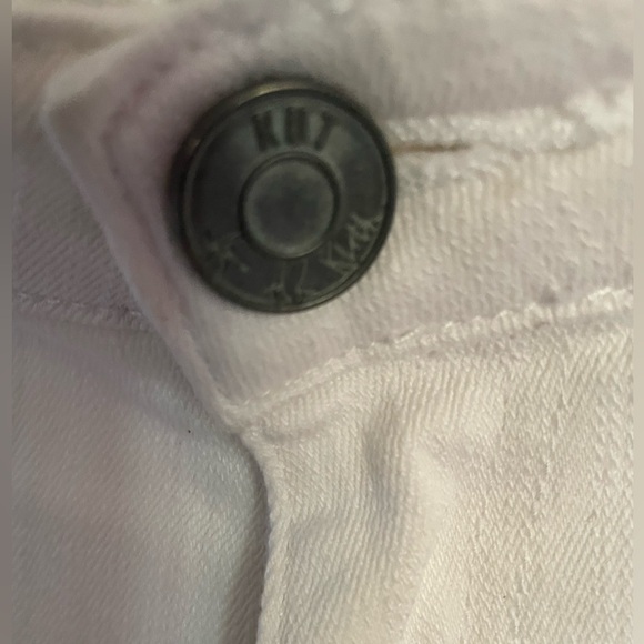 Kut from the Kloth White Stretch Denim Jeans Size 8 - Picture 10 of 10